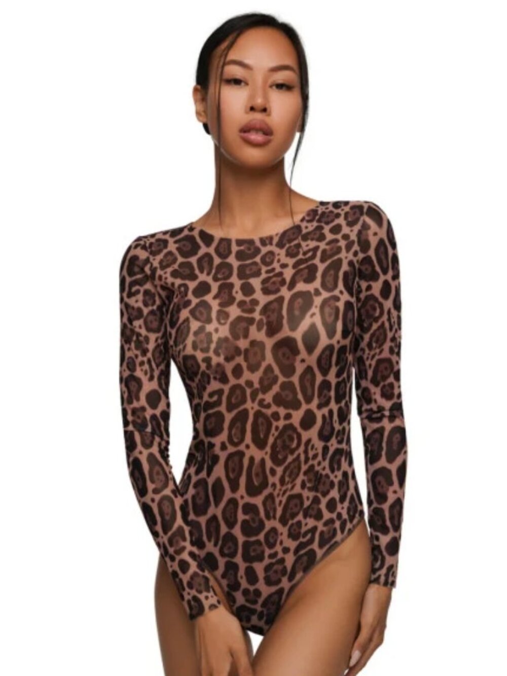 NEW Alayaswim One Piece Swimsuit - Leopard Print- Size M